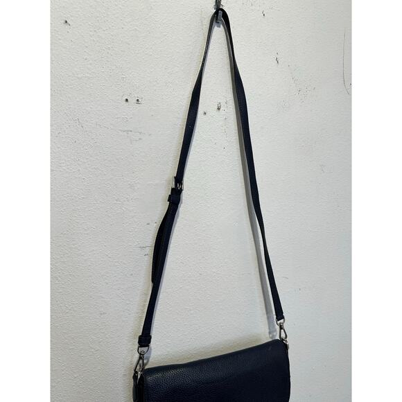 KATE SPADE NY Navy Polly LG Convertible Flap Zip Up Multi Pocket Crossbody Bag - Picture 9 of 14